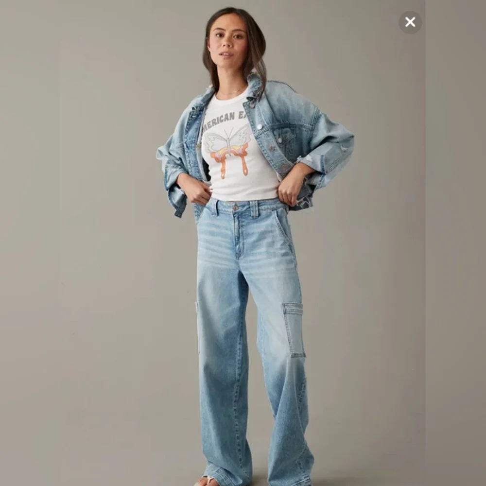 NWT American Eagle Cropped Hey baby Tee - Picture 5 of 6
